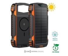 4Smarts Solar Power Bank Rugged TitanPack UltiMag 20000mAh juodas