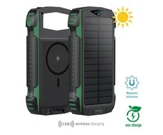 4Smarts Solar Power Bank Rugged TitanPack UltiMag 20000mAh Žalias ( Žalias)