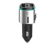 4Smarts Bluetooth FM siųstuvas Media&amp;Assist 2 su daugialypės terpės įvestimi, laisvų rankų funkcija, automobiliniu įkrovikliu