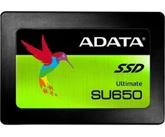 Kietasis diskas SSD ADATA SU650/1TB/SATA 3.0/Rašymo greitis 450 MB/sek/Nuskaitymo greitis 520 MB/sek2,5"/ASU650SS-1TT-R