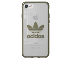 Adidas Clear Case Silikoninis dėklas Apple iPhone 7 / 8 Transparent - Žalias