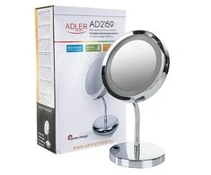 Adler | Veidrodis | AD 2159 | 15 cm | LED veidrodis | Chrome