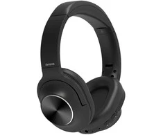 Ausinės su lankeliu ant galvos AIWA HST-220BT BT/AUX/USB-C 20dB įmontuotas mikrofon Juoda