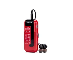 Aiwa R-22RD Radio AM/FM / Raudona