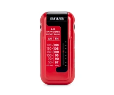 Aiwa R-22RD Radio AM/FM / Raudona