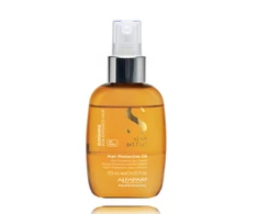 Alfaparf Milano Semi Di Lino Sunshine Hair Protective Aliejus nenuplaunamas apsauginis aliejus plaukams su UV filtru, 125 ml
