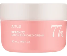 Anua Peach 77 Niacin Enriched Kremas veido kremas su persikų ekstraktu, 50 ml