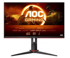 Monitorius AOC 27G2ZN3/BK, 27", 1920x1080, Fast VA, 280 Hz, 0.5 ms, 300 cd/m²