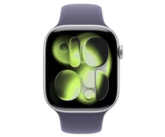 Išmanusis laikrodis Išmausis laikrodis Apple Watch Series 11 (2025) GPS 46mm Sidabrinis Aliuminio Case with Sport Band M/L - Violetinė Fog
