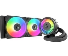 ARCTIC Liquid Šaldiklis III PRO 240 A-RGB procesoriaus aušintuvas, juodas