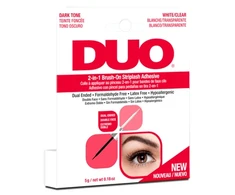 Ardell DUO 2-in-1 -On Striplash Adhesive Baltas / Clear 5 g
