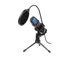 ART talpinis stovimas mikrofonas su membrana AC-02 trikojo USB LED