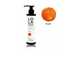 Artègo Lola Your Beauty Colour Mask Coral plaukų kaukė, 200 ml