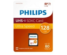 Atminties kortelė „Philips“ SDXC kortelė 128 GB, 10 klasės UHS-I U1