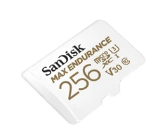SanDisk MAX ENDURANCE Micro SDXC atminties kortelė 256GB + SD adapteris