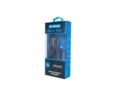Canyon ATX Platinum Premium Car charger 12 / 24V / 1A + micro USB cable Juodas (Mėlyna Blister)