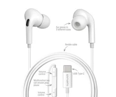 4smarts ausinės Melody Digital Basic USB-C laidinės D/A baltos spalvos 465590