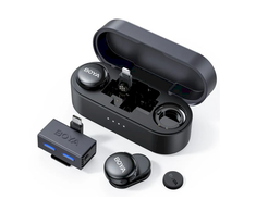 BOYA Microphone Wireless BOYALINK 3-01, 2.4GHz, AI Noise Cancellation, with 2 transmitters and 2 receivers (Type-C, Lightning) Juodas EU