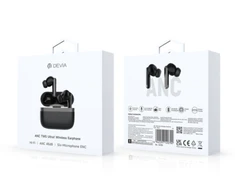 Devia ausinės Bluetooth TWS Ultra1 juoda su ANC