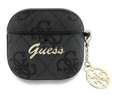Guess 4G Charm Collection - dėklas skirtas AirPods 4 (Juodas)