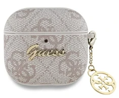 Guess 4G Charm Collection - dėklas skirtas AirPods 4 (Rožinė)