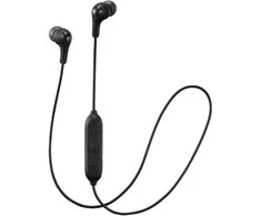 Į ausis įkišamos belaidės ausinės JVC HA-FX9BT-BE "Gumy", Juodos