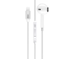 Ausinės Promate MonoPod Ergonomic Mono MFI Certified In-Ear su laidu Earphones Lightning / 1.3m