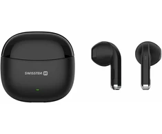 Swissten TWS Mini TUNE belaidės stereo ausinės su mikrofonu, juodos