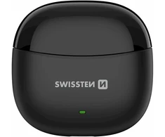 Swissten TWS Mini TUNE belaidės stereo ausinės su mikrofonu, juodos