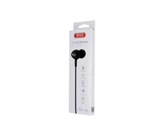 XO laidinės ausinės S6 jack 3,5mm juodos spalvos
