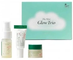 AXIS-Y „Mini Glow“ trio tonikas 12 ml + serumas 5 ml + kremas 5 ml
