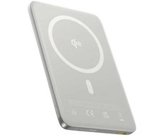 LiPo išorinis akumuliatorius (PowerBank) 10000mAh 27W su bevieliu QI2, magnetiniu laikikliu Magsafe Titanium Ultra-slim PicoGo AM41BASEUS