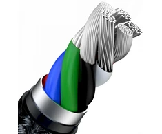 Baseus Cafule Lightning to USB-C Cable PD 20W 0.25m / juodas