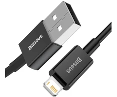 Baseus CALYS-C01 Superior Fast Charging Data Cable USB-Lightning 2.4A 2m / juodas