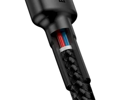 Baseus CATKLF-GG1 Cafule USB-C Cable 60W 1m / pilka/juodas