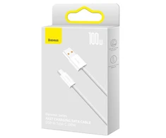 Baseus Dynamic Series USB – USB-C kabelis 100W 2m - Baltas