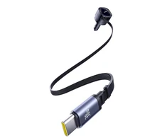 "Baseus PD" automobilinis įkroviklis 2x USB-C prievadas 60W, juodas