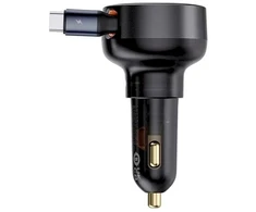 Baseus Enjoyment Pro Car Charger USB-C 60W / juodas