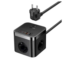 Baseus PowerCombo Cube Power strip 3AC+2U+2C