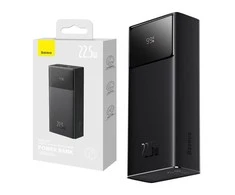 Baseus Star-Lord Powerbank, 30 000 mAh, USB, USB-C, 22.5 W (fekete)
