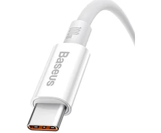 Baseus Superior Series Fast Charging Data Cable USB to USB-C 100W 0.25m / Moon Baltas
