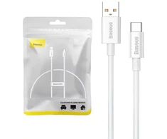 Baseus Superior Series Fast Charging Data Cable USB to USB-C 100W 0.25m / Moon Baltas
