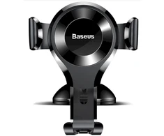 Baseus SUYL-XP01 Osculum Gravity Car Mount / juodas (Pažeista pakuotė)