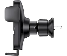 Baseus Wisdom Auto Alignment Car Mount Wireless Charger 15W (Air Outlet) / juodas
