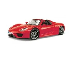 Bburago BBU 1:24 Porsche 918 Spyder raudonas 21076RD 02733