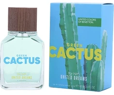 Benetton United Dreams Žalias Cactus EDT tualetinis vanduo moterims, 80 ml