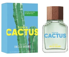 Benetton United Dreams Žalias Cactus EDT tualetinis vanduo vyrams, 100 ml