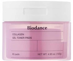 BIODANCE COLLAGEN GEL toniko veido padeliai, 60 vnt