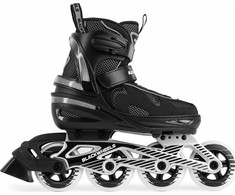 Riedučiai Blackwheels Flex Pro, reguliuojamas M dydis (34-37), juodos spalvos