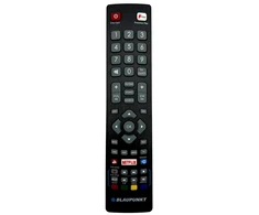 Originalus Blaupunkt LXRMC001 televizoriaus nuotolinio valdymo pultas, skirtas SHARP/BLAUPUNKT SMART, NETFLIX, YOUTUBE
